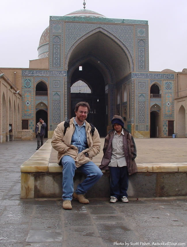 Young Afghani guide in Yazd 