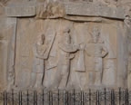Taq-e Bostan wall carvings 