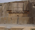 Close-up of one of Persepolis' tombs