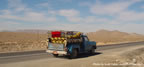 Old Chevy truck on the road to Kerman
