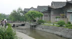 Kaesong stream and restaurants