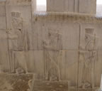 Carvings of Persian 'Immortals'
