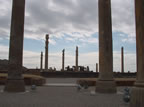 Inside the former halls of Persepolis