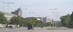 Pyongyang street scene - empty 